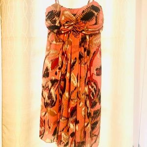 Tropical strappy sundress. True to size fit.
